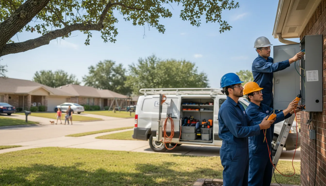 Certified electrician providing emergency electrical services in North Baltimore, OH